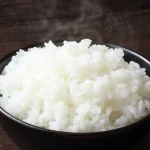 steamed rice